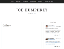 Tablet Screenshot of joehumphrey.com